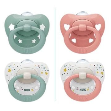 Nuk Chupete Anatomico Silicona 0-6M 2 Uds