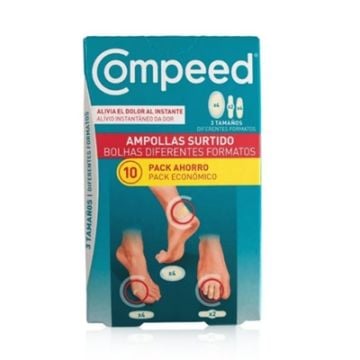 Compeed Hidrocoloide Ampollas Surtido 3 Tamaños 10 Uds