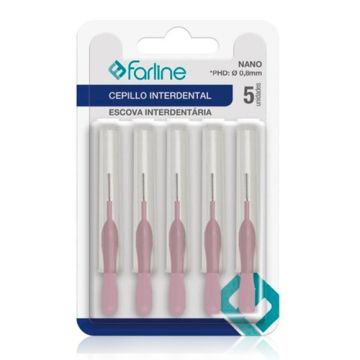 Farline Cepillo Interdental Nano 0,8 mm 5 Uds