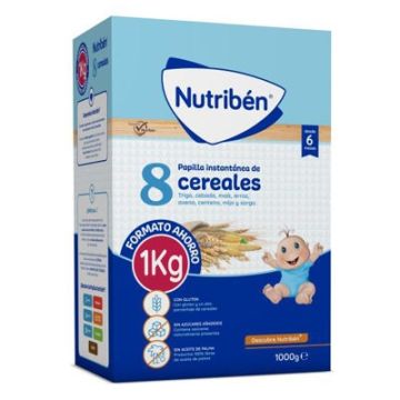 Nutriben 8 Cereales Papilla instantanea 6m+ 1kg