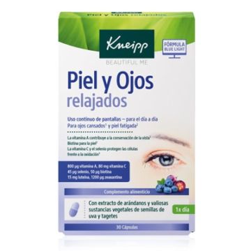 Kneipp Piel y Ojos Relajados 30 Capsulas