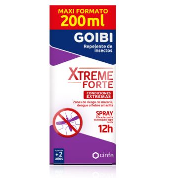 Goibi Repelente de Insectos Xtreme Forte Spray 200ml