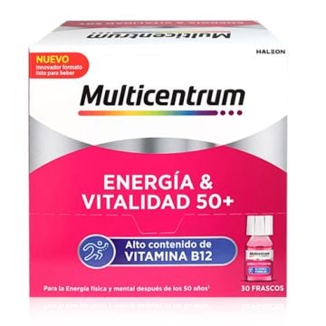 Multicentrum Energia y Vitalidad 50+ 30 Frascos 