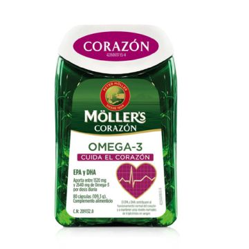 Mollers Corazon Omega-3 80Caps