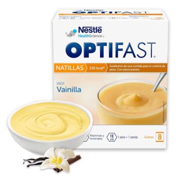 Optifast Natillas Vainilla 8 Sobres