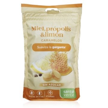 Sante Verte Caramelos Miel Propolis Y Limon Sin Azucar 60gr 