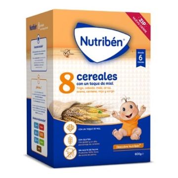 Nutriben 8 Cereales y Miel 600gr