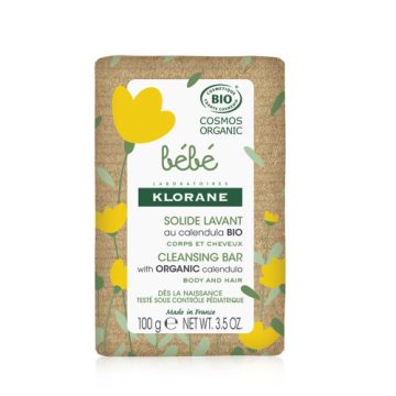 Klorane Bebe Limpiador Solido Cuerpo y Cabello 100gr