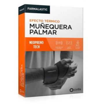 Farmalastic Muñequera Palmar Efecto Termico Neopreno Tech T-U