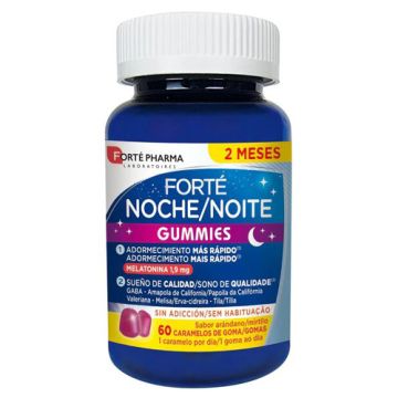 Forte Pharma Forte Noche Gummies Sabor Arandano 60 Uds