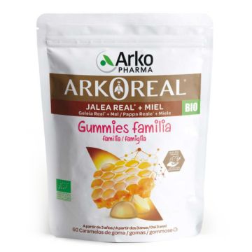 Arkoreal Jalea Real + Miel Gummies Familia 60Uds