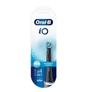 Oral-B iO Recambio Cepillo Electrico Ultimate Clean Negro 4Uds