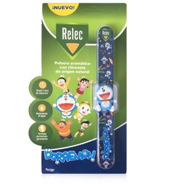 Relec Pulsera Aromatica Citronela Doraemon Azul 1 Ud