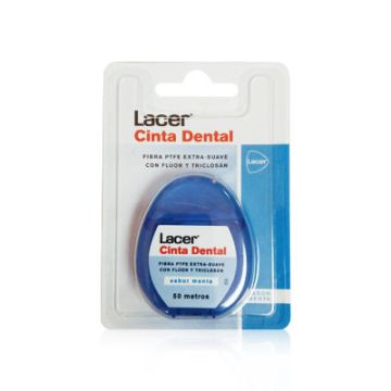 Lacer Cinta dental fluor triclosan menta 50 m