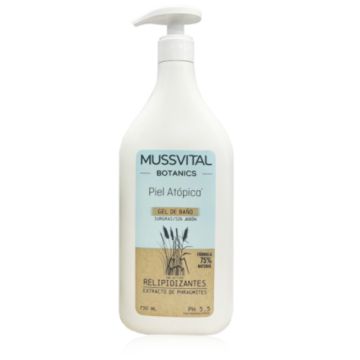 Mussvital Botanics Gel de Baño Relipidizante Piel Atopica 750ml