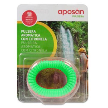 Aposan Pulsera Aromatica con Citronela Muelle Verde 3 Uds