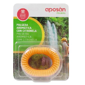 Aposan Pulsera Aromatica con Citronela Muelle Naranja 3 Uds