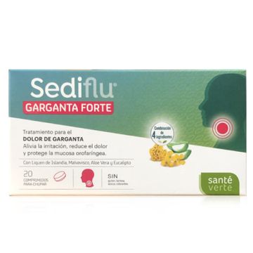 Sante Verte Sediflu Garganta Forte 20 Comp para Chupar