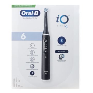 Oral-B iO6 Cepillo Dental Electrico Negro + 4 Recambios