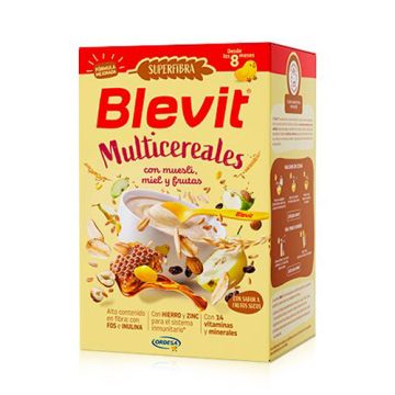 Blevit Superfibra Multicereales con Muesli Miel y Frutas 500gr