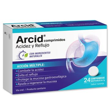 Arcid Acidez y Reflujo 24Comp Masticables