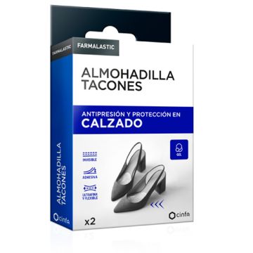 Farmalastic Almohadilla Tacones Calzado T-U 2 Uds