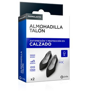 Farmalastic Almohadilla Talon Calzado T-U 2 Uds