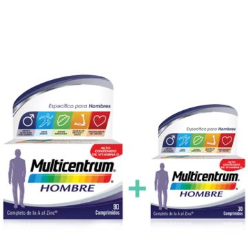 Multicentrum Hombre 90 Comp + 30 Comp