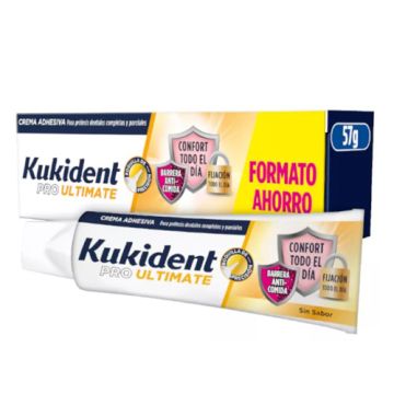 Kukident Pro Ultimate Crema Adhesiva sin Sabor 57gr