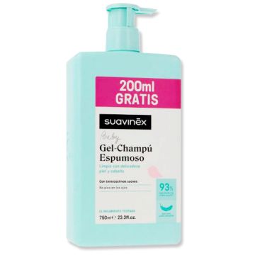 Suavinex Gel-Champu Espumoso 550ml +200ml Regalo