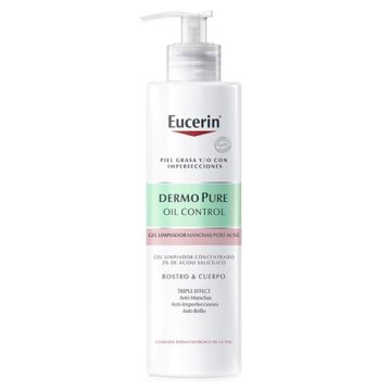 Eucerin Dermo Pure Oil Control Gel Limpiador 400ml