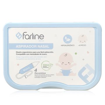 Farline Bebe Aspirador Nasal + 4 Recambios