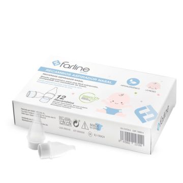 Farline Bebe Recambios Aspirador Nasal 12Uds