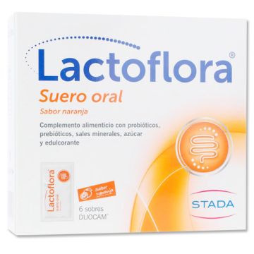 Lactoflora Suero Oral Sabor Naranja 6Sobres - Farmacia en Casa Online