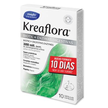 Mayla Kreaflora Biotic+ Enzimas Digestivas 10Caps