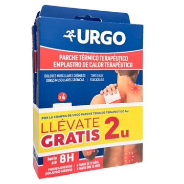 Urgo Parche Termico Multilocalizaciones 4Uds + 2Uds Regalo