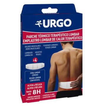 Urgo Parche Termico Lumbar 4Uds