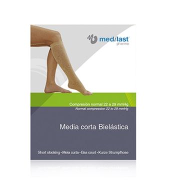 Medilast Media Corta Normal T/8 -34 cm