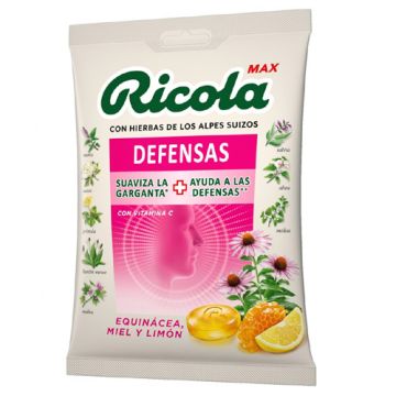 Ricola Max Defensas Caramelos Equinacea, Miel y Limon 70gr 