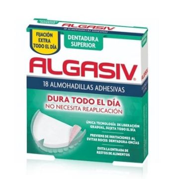 Algasiv Almohadillas Adhesivas Protesis Superior 18Uds