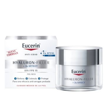 Eucerin Hyaluron Filler Crema Antiedad Dia Spf 15 P/Seca 50ml