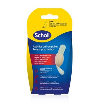 Scholl Aposito Anti-Ampollas Desdos 6 uds