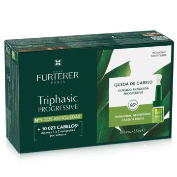 Rene Furterer Triphasic Progresive Tratamiento Anticaida 8uds