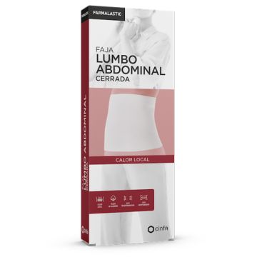 Farmalastic Faja Lumbo Abdominal Cerrada Blanca T/P