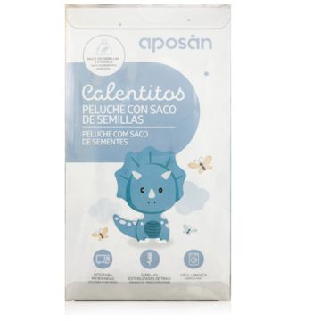 Aposan Calentitos Peluche Dinosaurio con Saco de Semillas