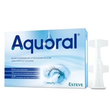 Aquoral Gotas Oftalmicas 0,5ml 20 monodosis