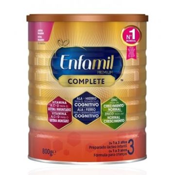 Enfamil Complete 3 Leche Crecimiento 1-3 Años 800gr