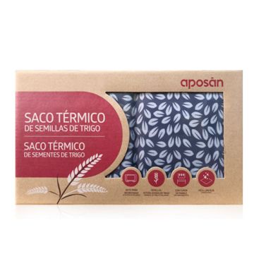 Aposan Saco Termico Semillas de Trigo Gris 