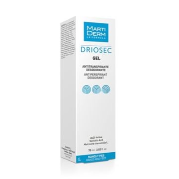 Martiderm Driosec Gel Desodorante Manos y Pies 75ml