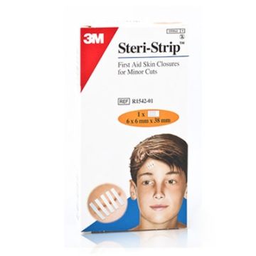 Steri Strip Sutura Cutánea Esteril Tira 38 cm x 6 mm 6 Uds